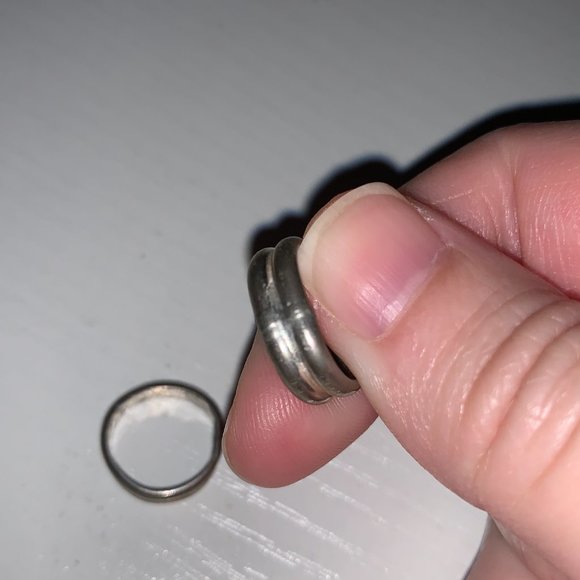 3/4 5mm Sterling Silver Double Band Style Ring - Picture 3 of 5